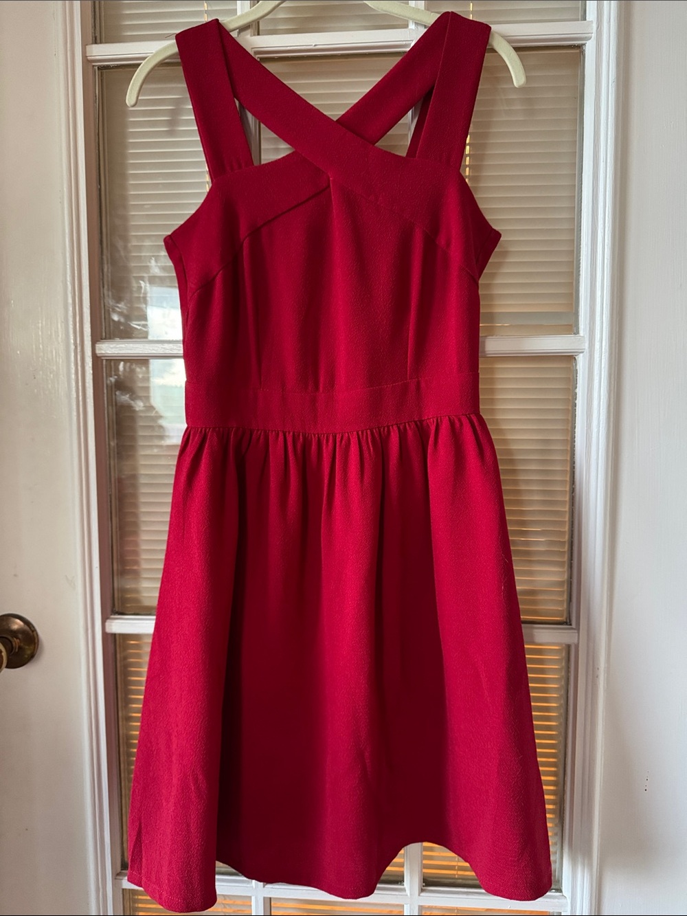 Women’s Red Fit & Flare Dress